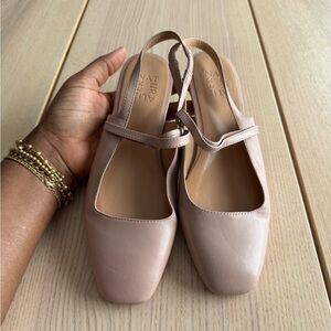 Naturalizer Blush Pink Slingback Flats